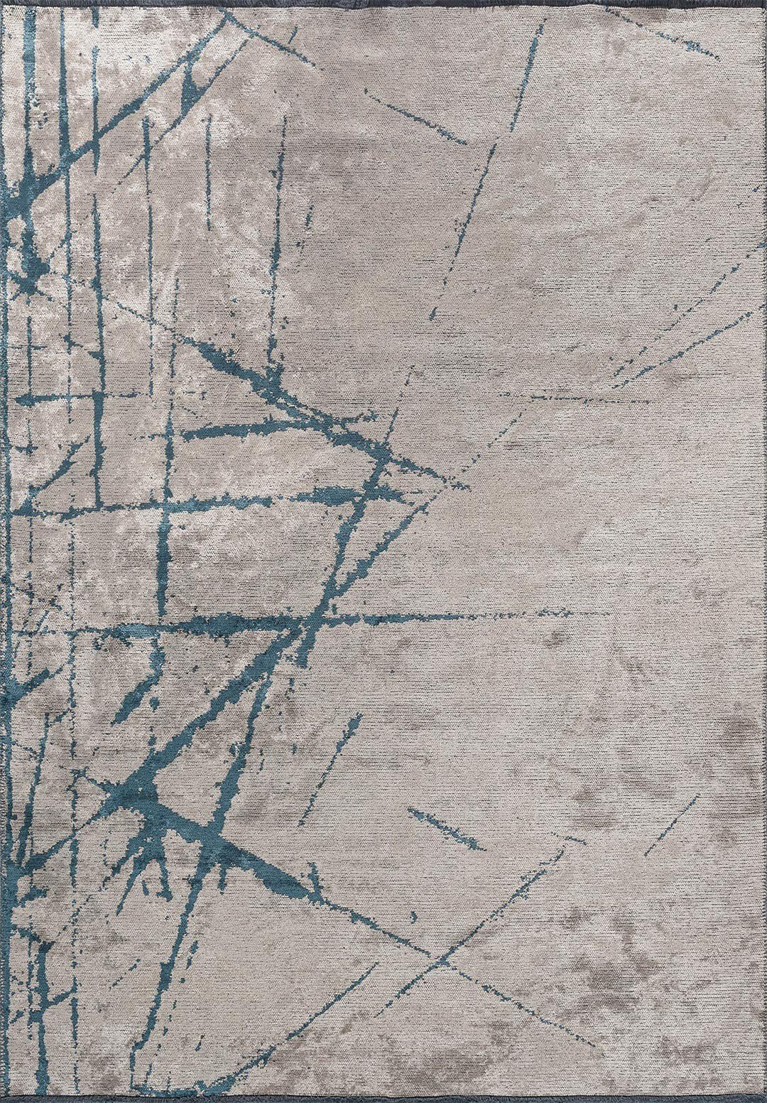 Crack Petrol - Cream Rug