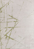 Crack Green - Ecru Rug