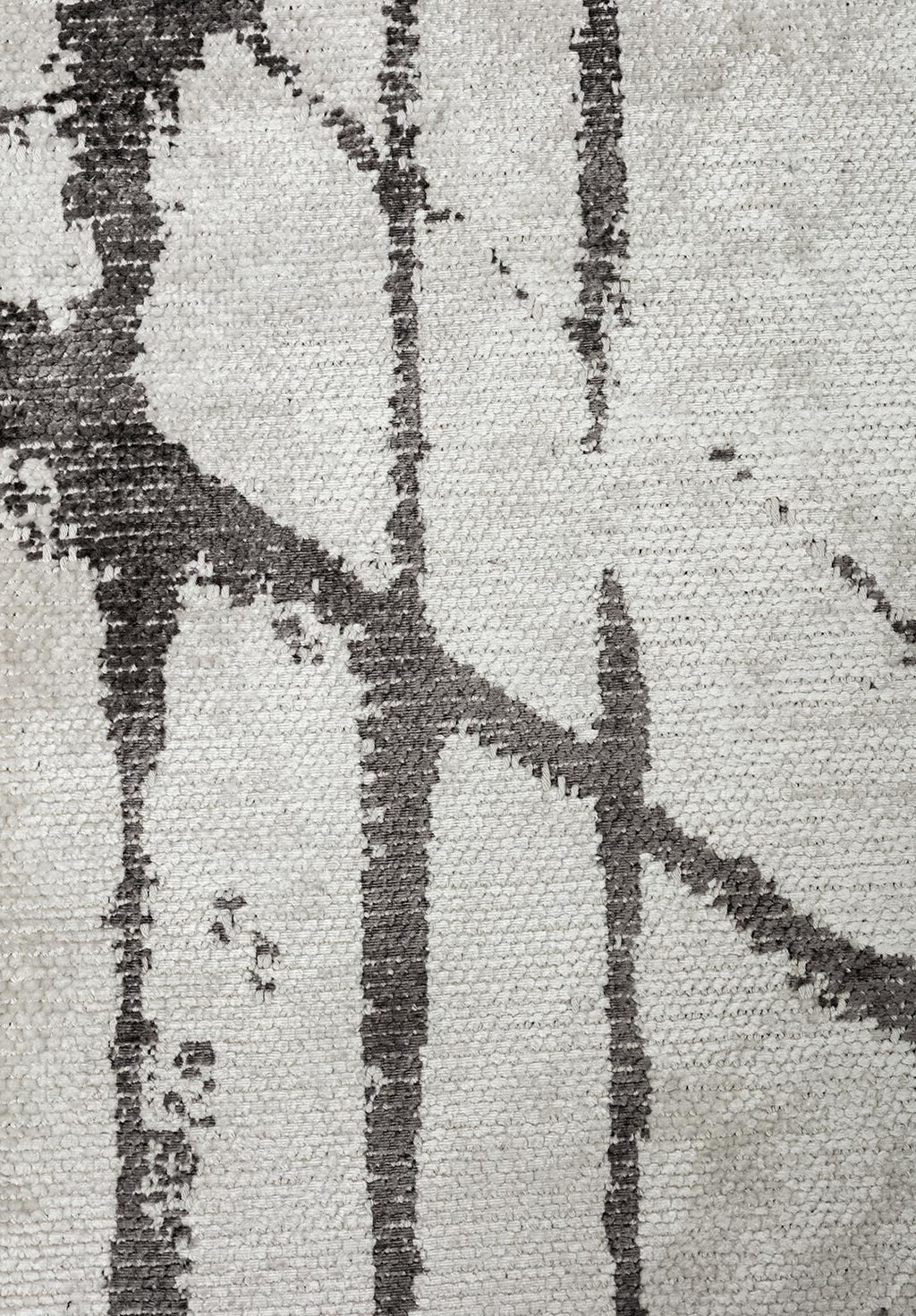 Crack Dark Grey - Ecru Rug