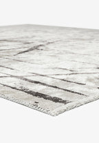 Crack Dark Grey - Ecru Rug