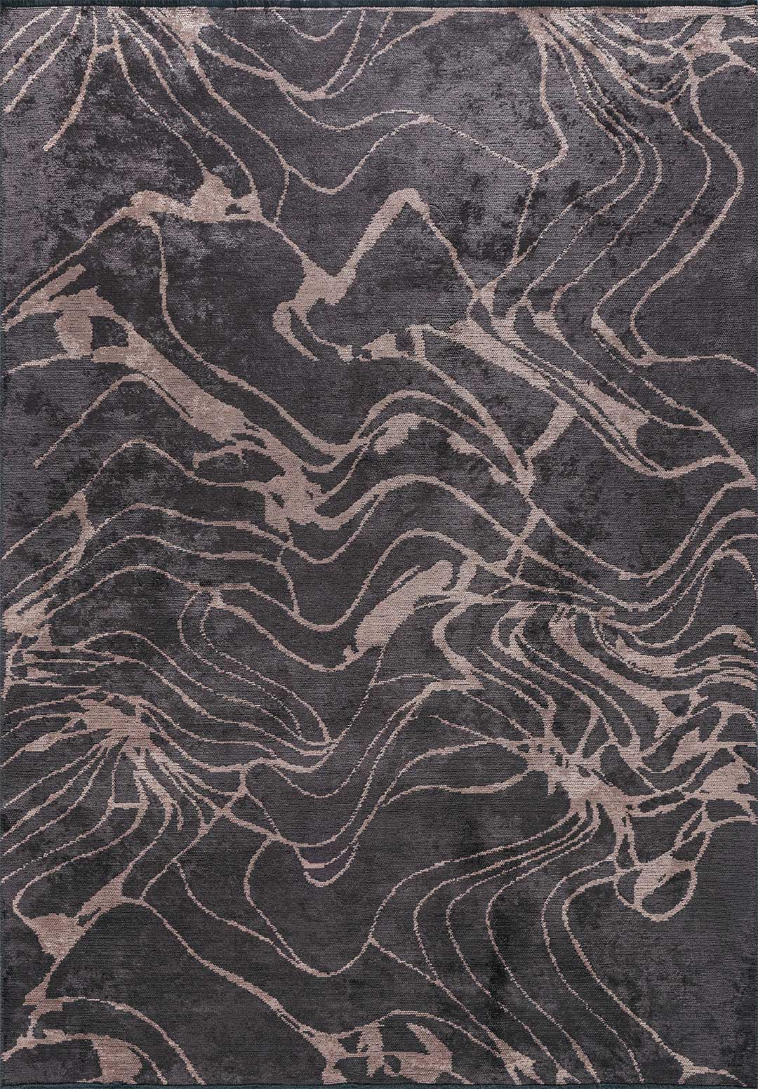 Clove Copper - Charcoal Rug