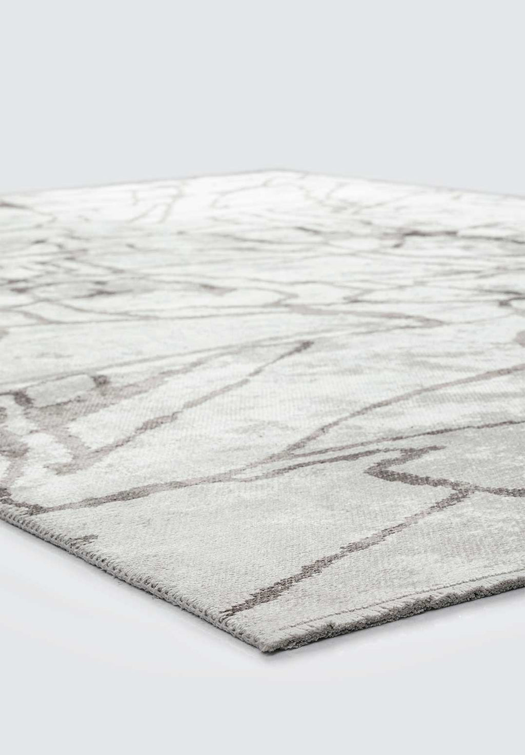 Flaw Dark Grey - Ecru Rug
