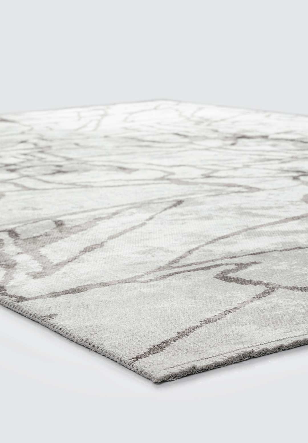 Flaw Dark Grey - Ecru Rug