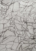 Flaw Dark Grey - Ecru Rug