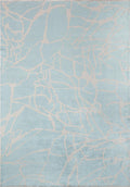 Flaw Ecru - Ice Blue Rug