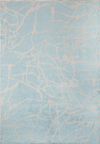 Flaw Ecru - Ice Blue Rug