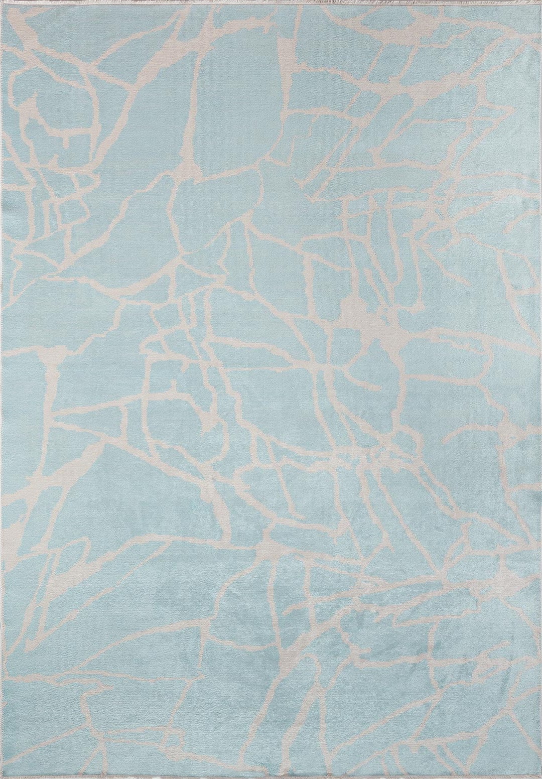 Flaw Ecru - Ice Blue Rug