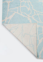 Flaw Ecru - Ice Blue Rug