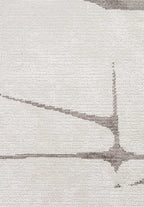 Square White - Dark Grey Rug