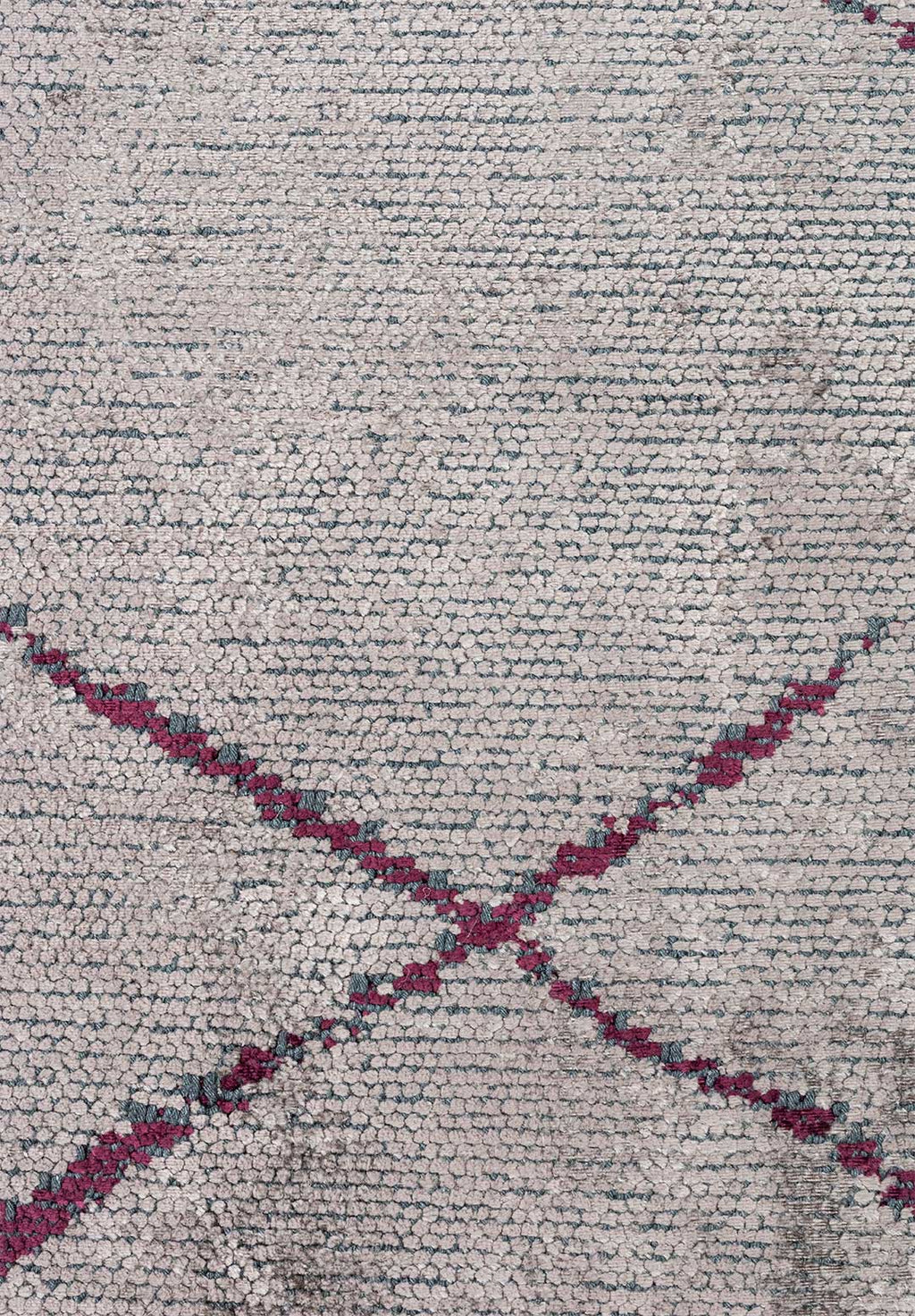 Spider Dark Damson - Dark Grey Rug