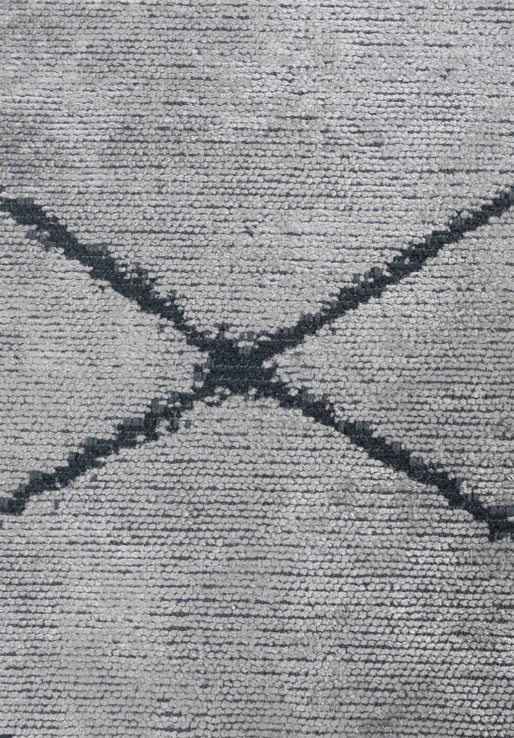 Spider Matte Black - Light Grey Rug
