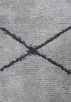 Spider Matte Black - Light Grey Rug