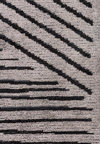 Field Black - Light Grey Rug