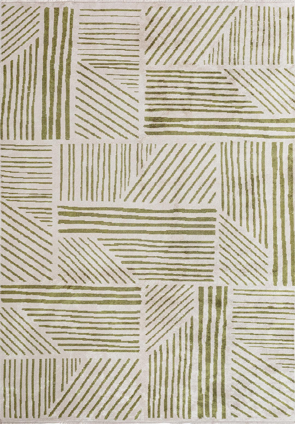 Field Green - Ecru Rug