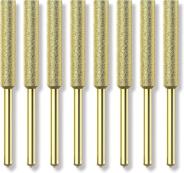 30/60 Pcs Diamond Chainsaw Sharpener 5/32, 3/16, 7/32 Inches