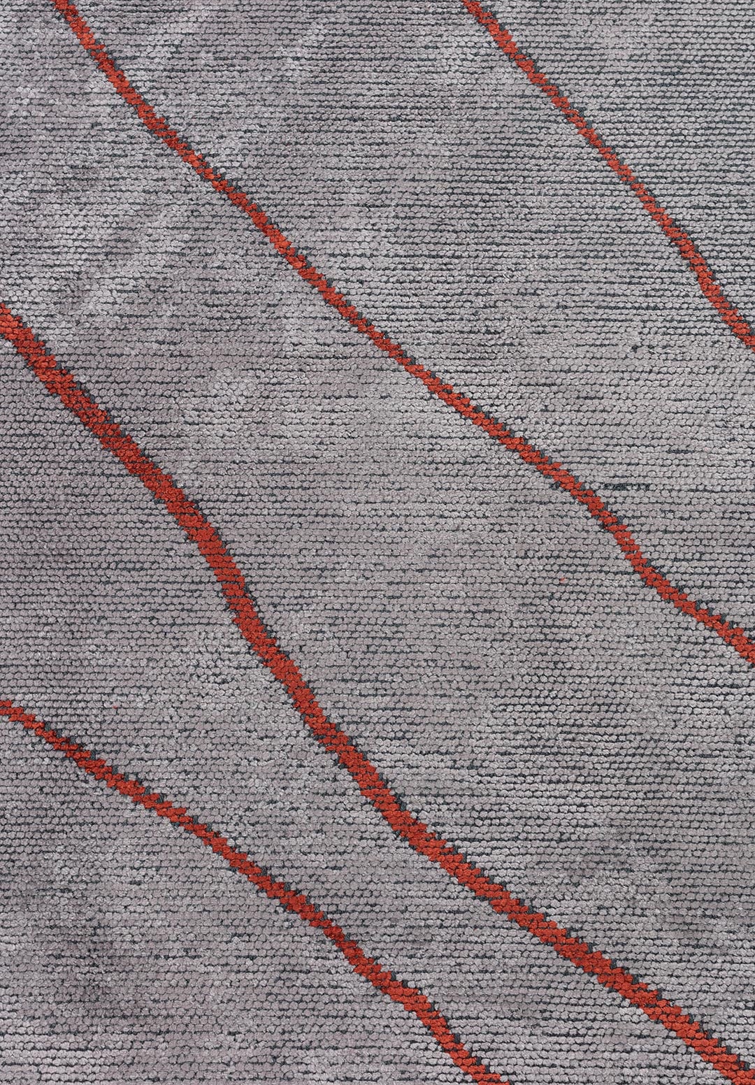 Curve Light Grey - Dark Terra Rug
