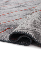 Curve Light Grey - Dark Terra Rug