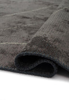 Curve Anthracite - Khaki Rug