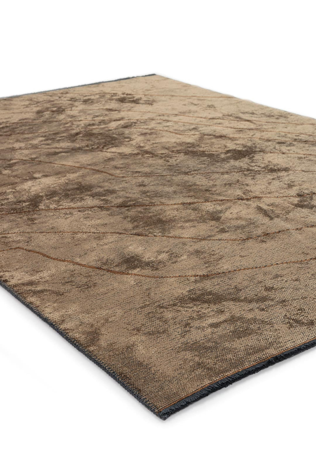 Curve Light Brown - Cacao Rug
