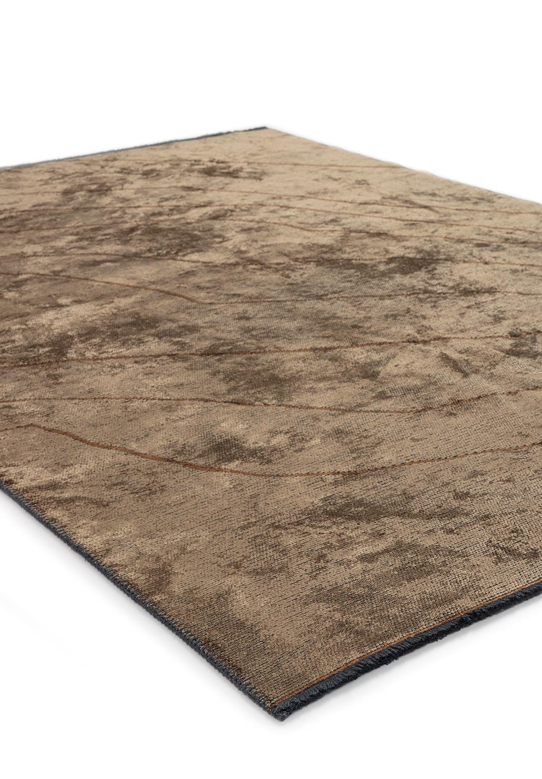 Curve Light Brown - Cacao Rug