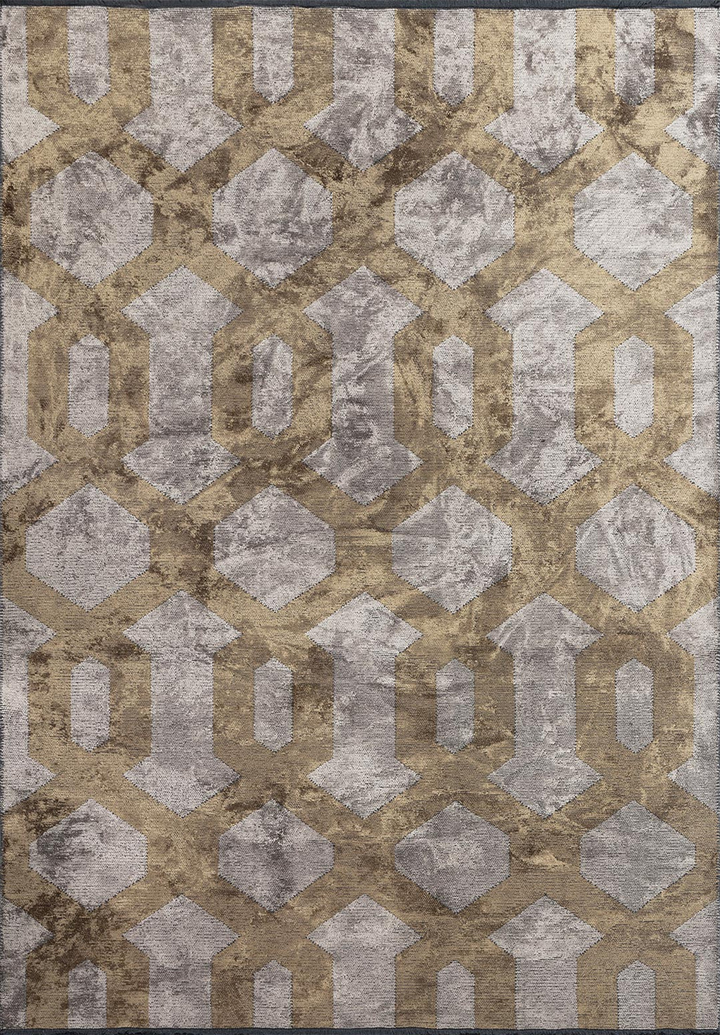 Chain Light Brown - Beige Rug