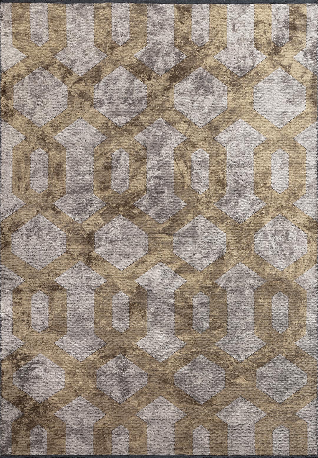 Chain Light Brown - Beige Rug