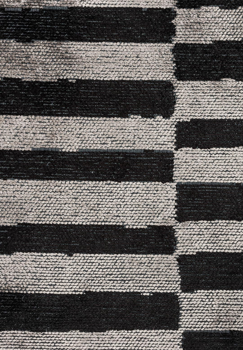 Domino Black - Cream Rug