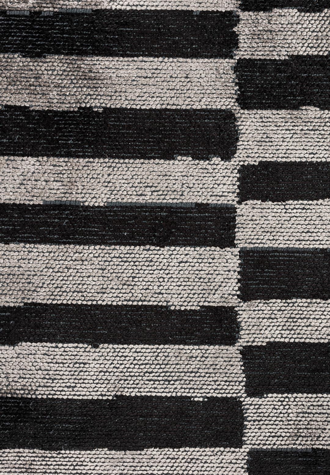 Domino Black - Cream Rug