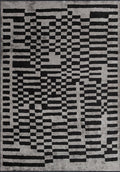 Domino Black - Cream Rug