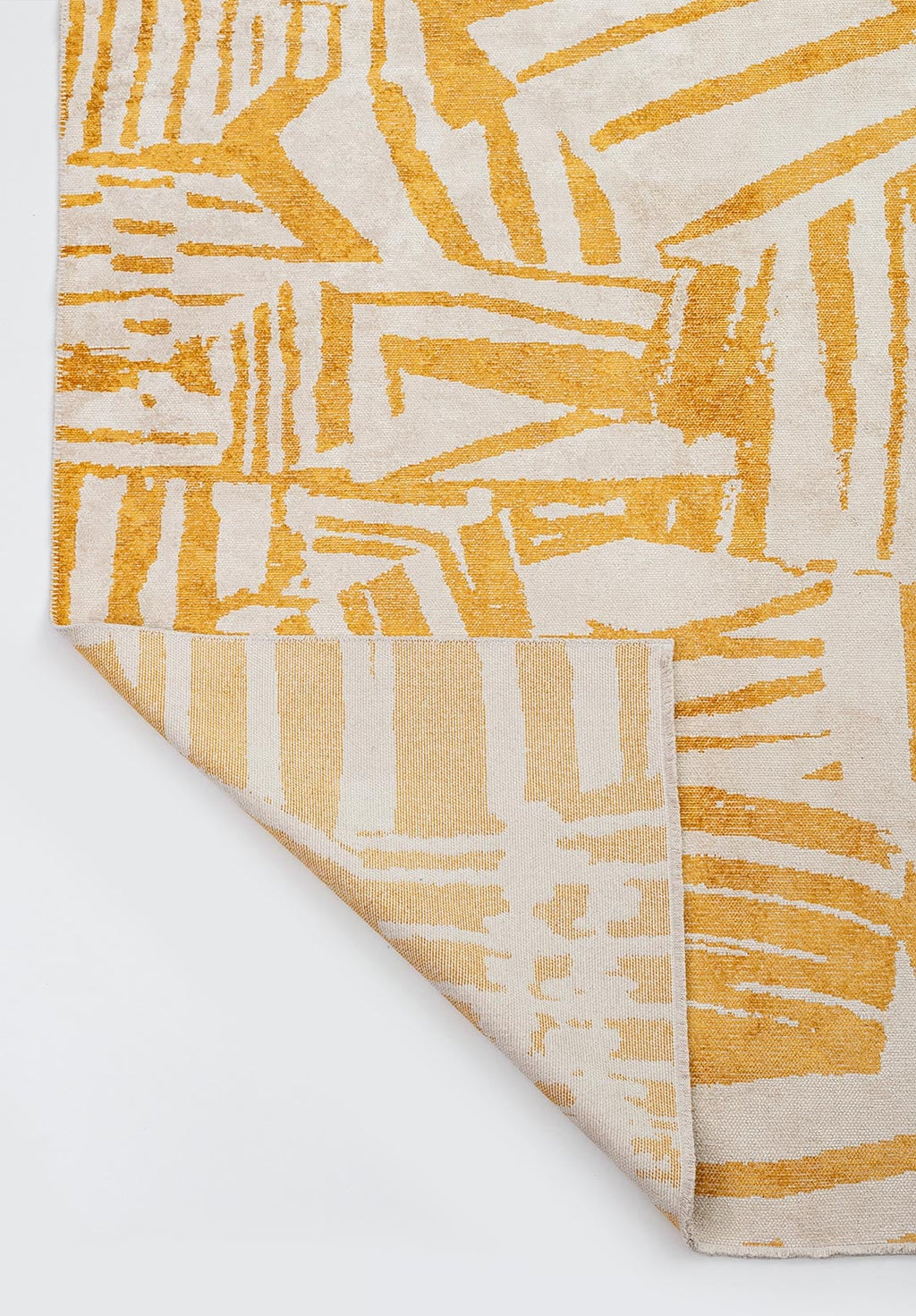 Graffiti Gold - Ecru Rug