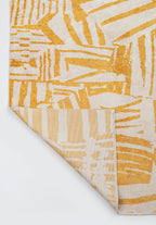 Graffiti Gold - Ecru Rug