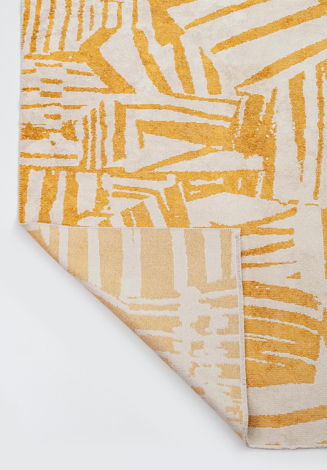 Graffiti Gold - Ecru Rug