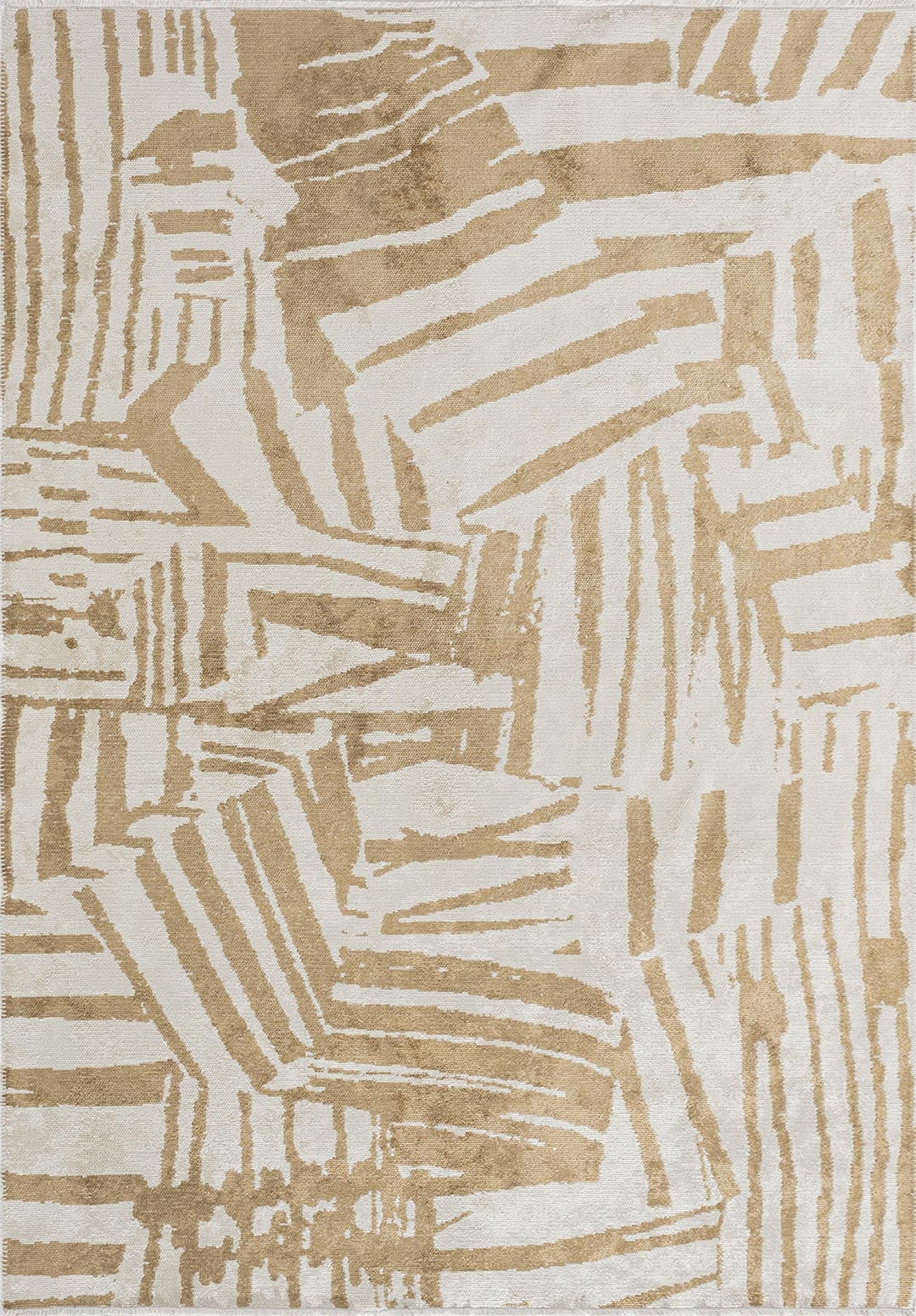 Graffiti Dark Beige - Ecru Rug