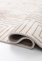 Brick Grey - Ecru Rug