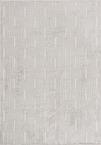 Brick Grey - Ecru Rug