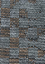 Crust Dark Beige - Blue Rug