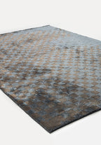 Crust Dark Beige - Blue Rug