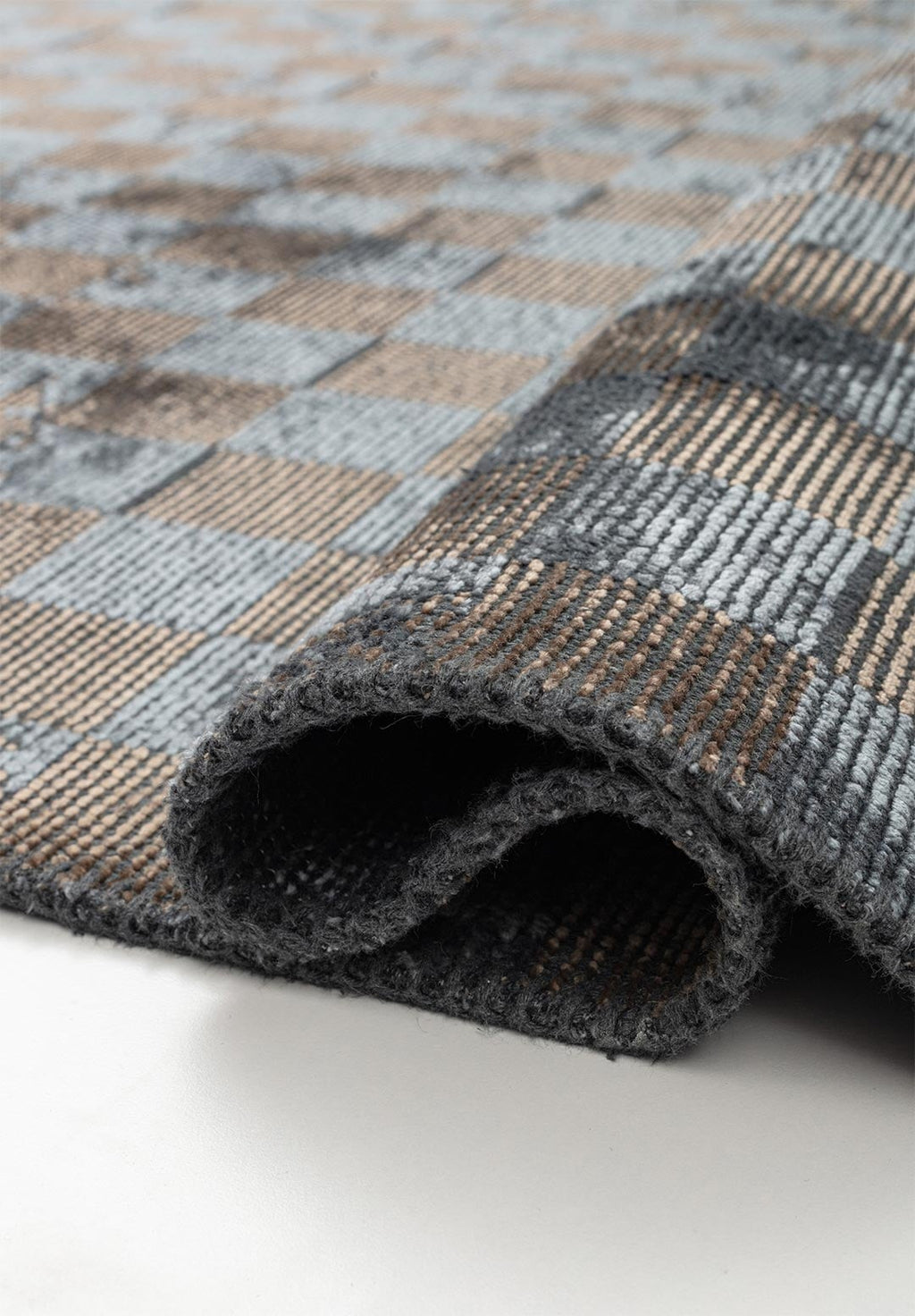 Crust Dark Beige - Blue Rug