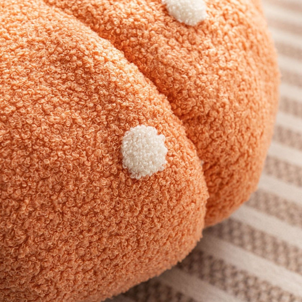 Cottage Pumpkin Dot Pillow