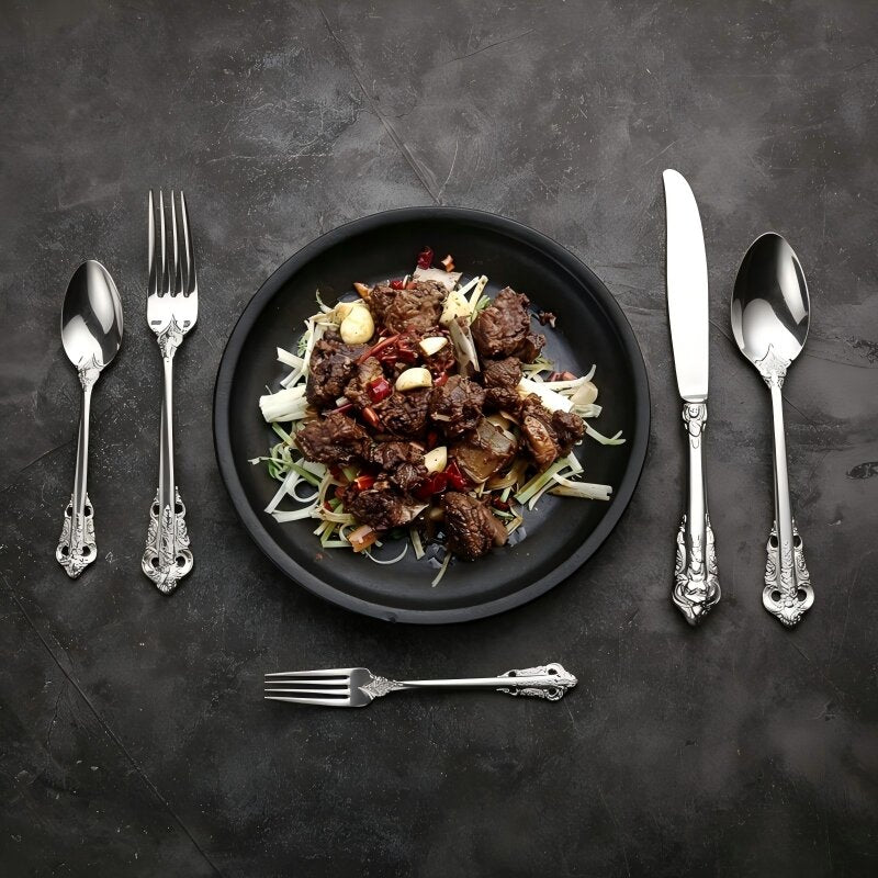 Ducal Silver Forged Stainless Steel Cutlery Set