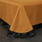Nero Black Marble Luxury Egyptian Cotton Satin Bedding Set