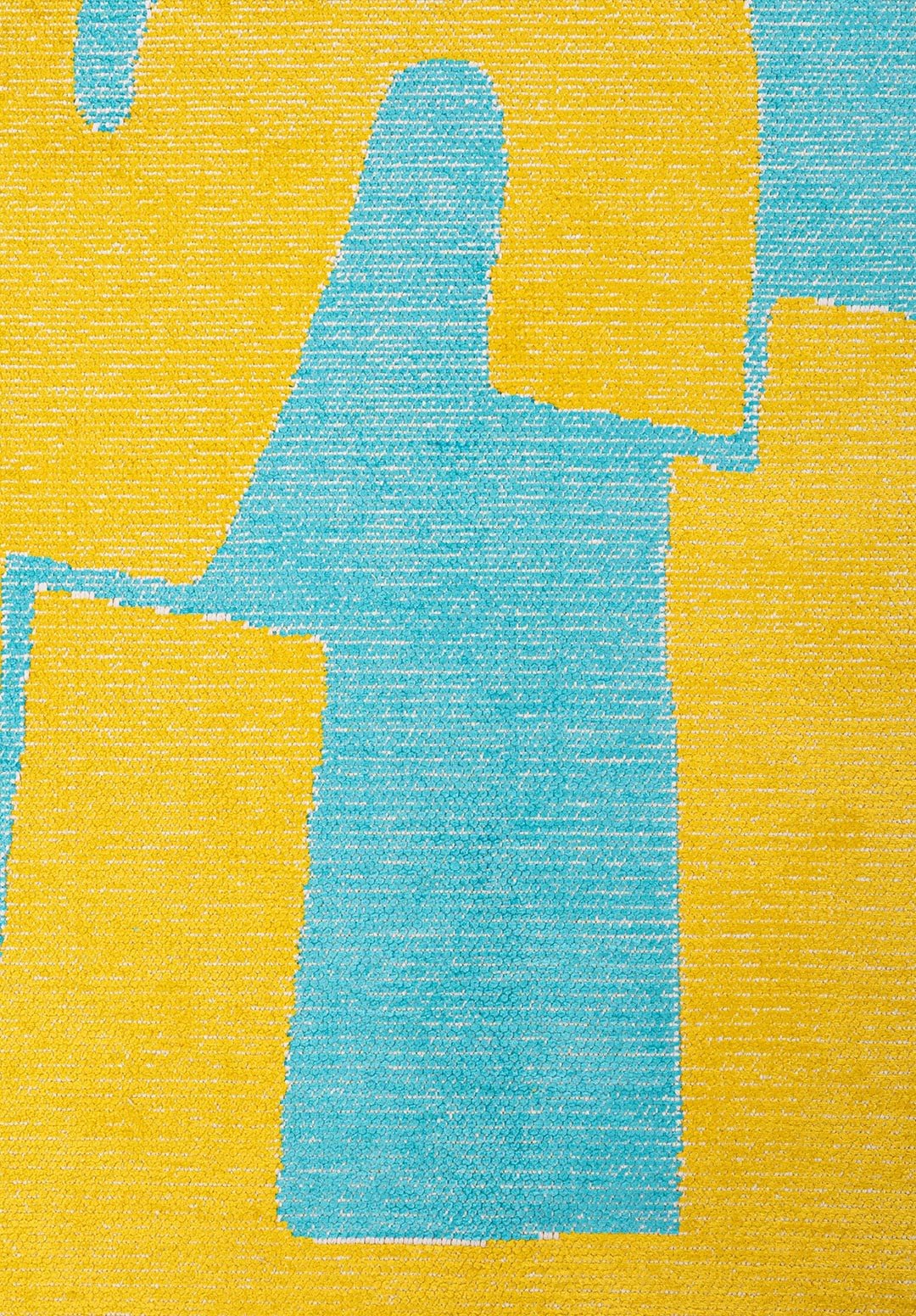 Forma Yellow - Turquoise Rug