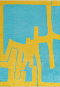 Forma Yellow - Turquoise Rug