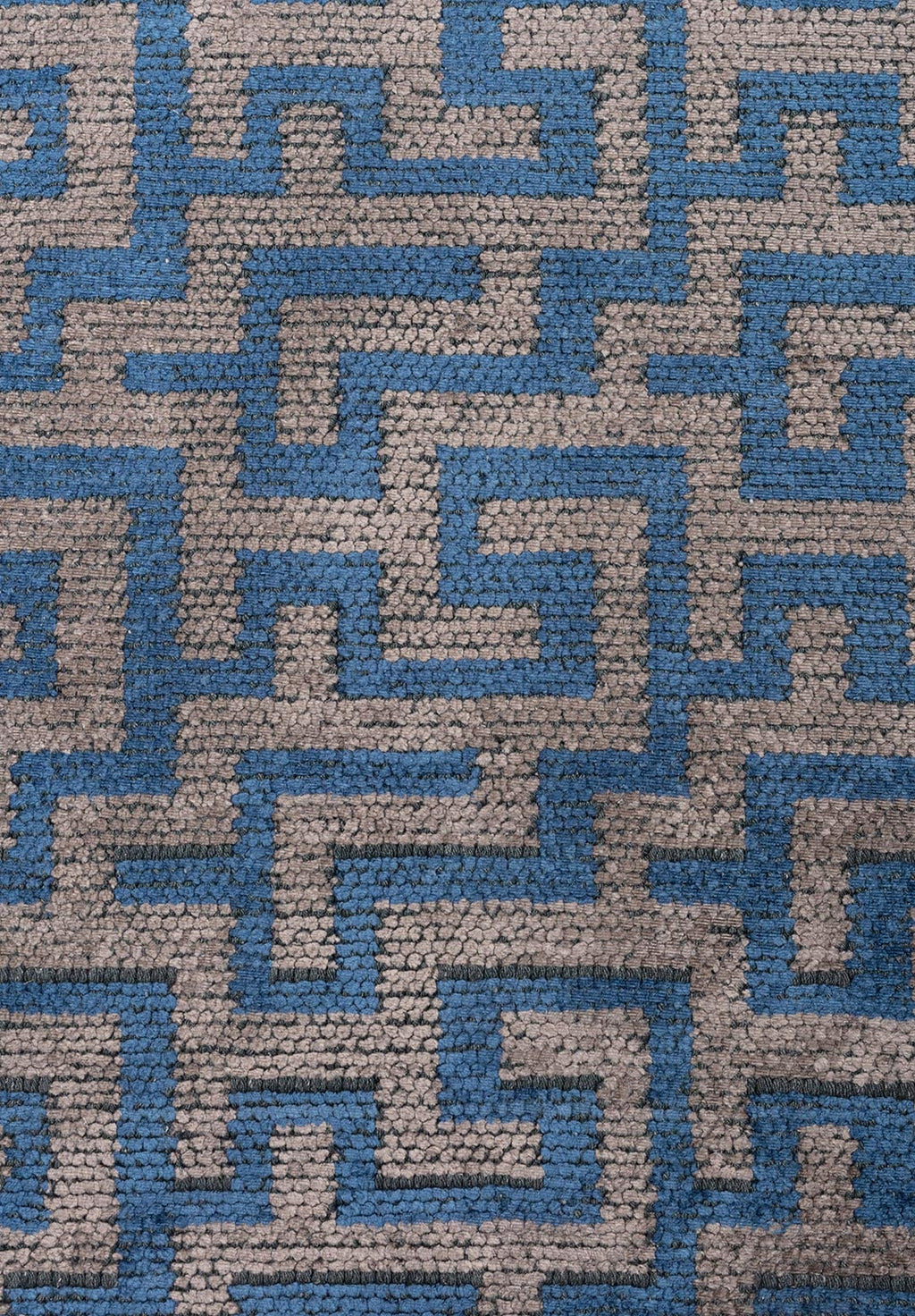 Caterpillar Navy Blue - Dark Grey Rug