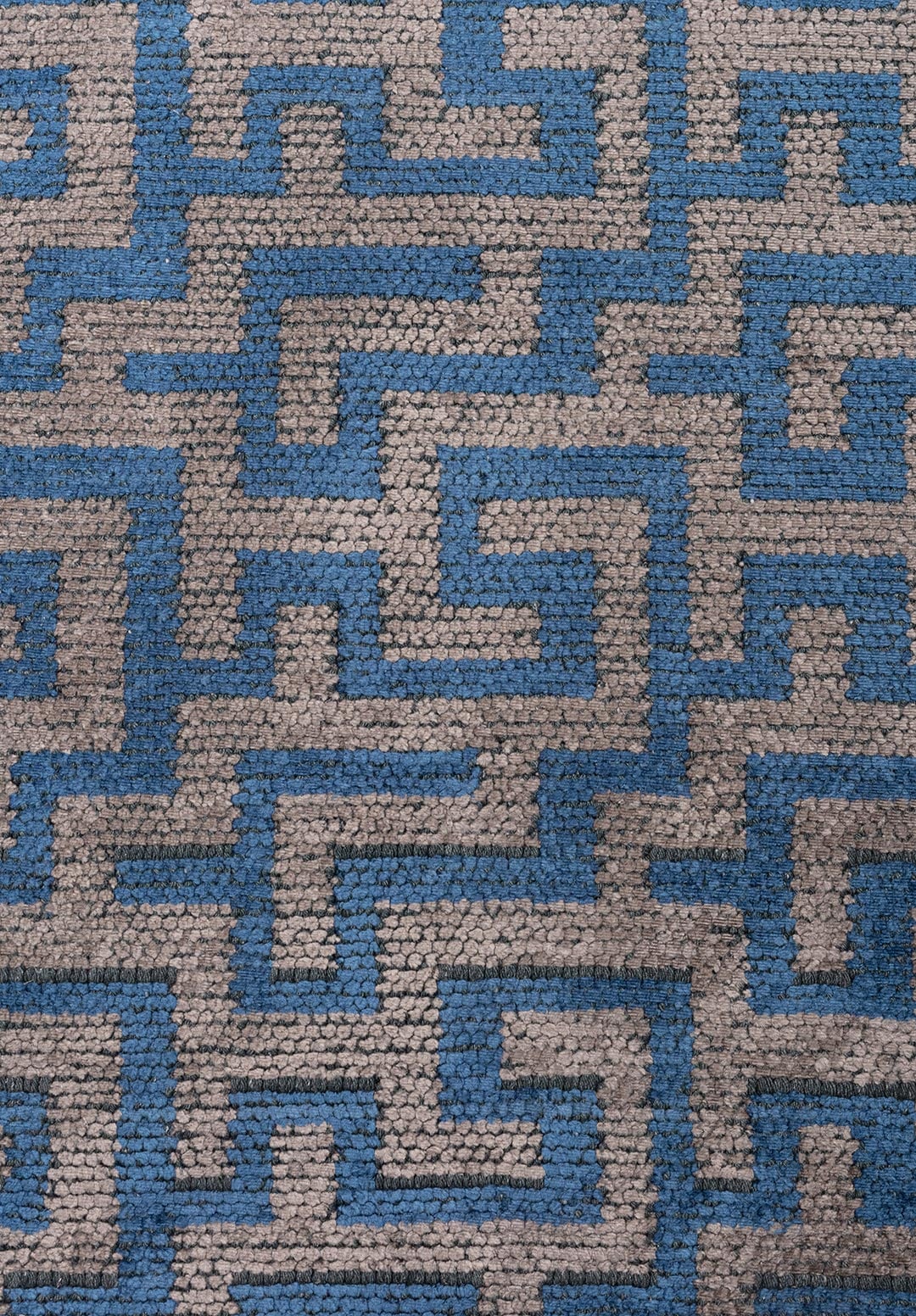Caterpillar Navy Blue - Dark Grey Rug
