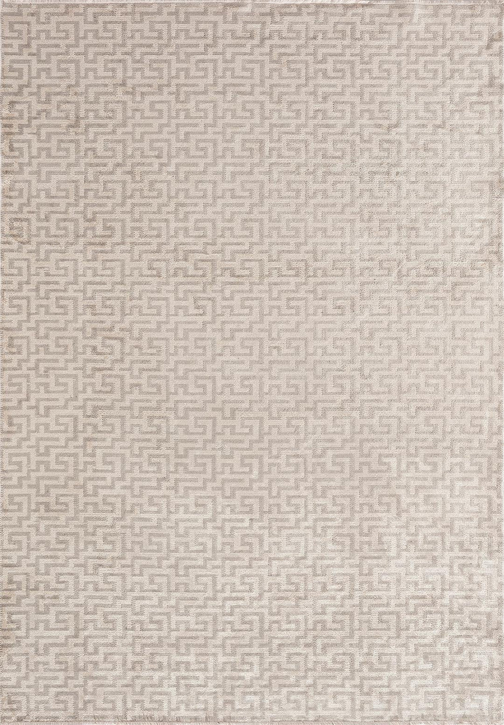 Caterpillar Light Grey - Ecru Rug