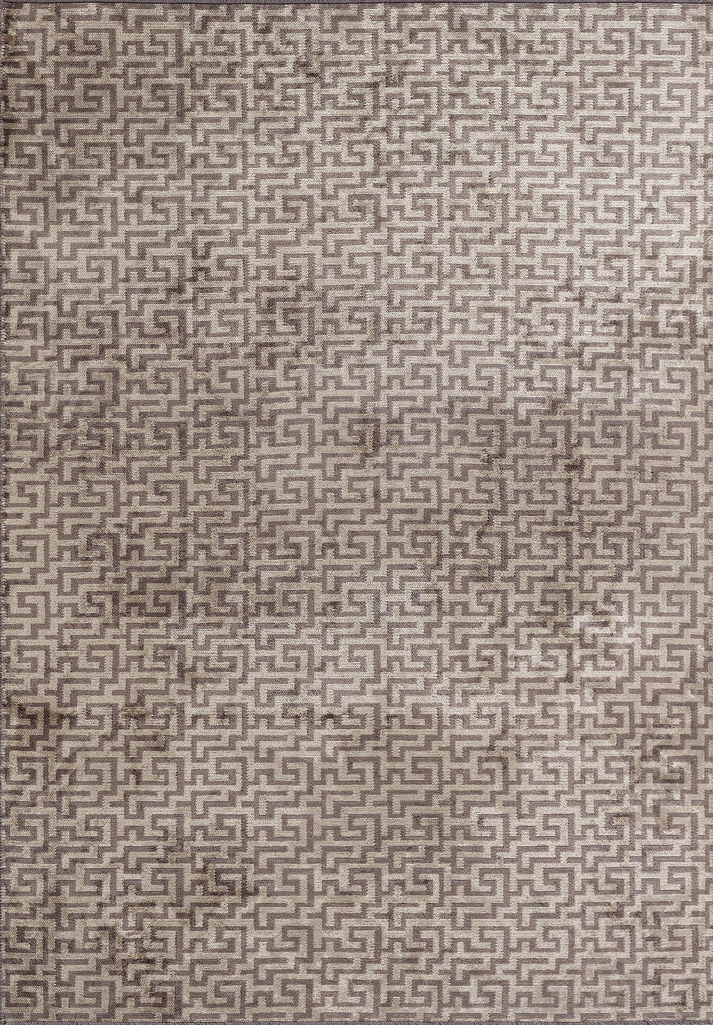 Caterpillar Dark Grey - Cream Rug