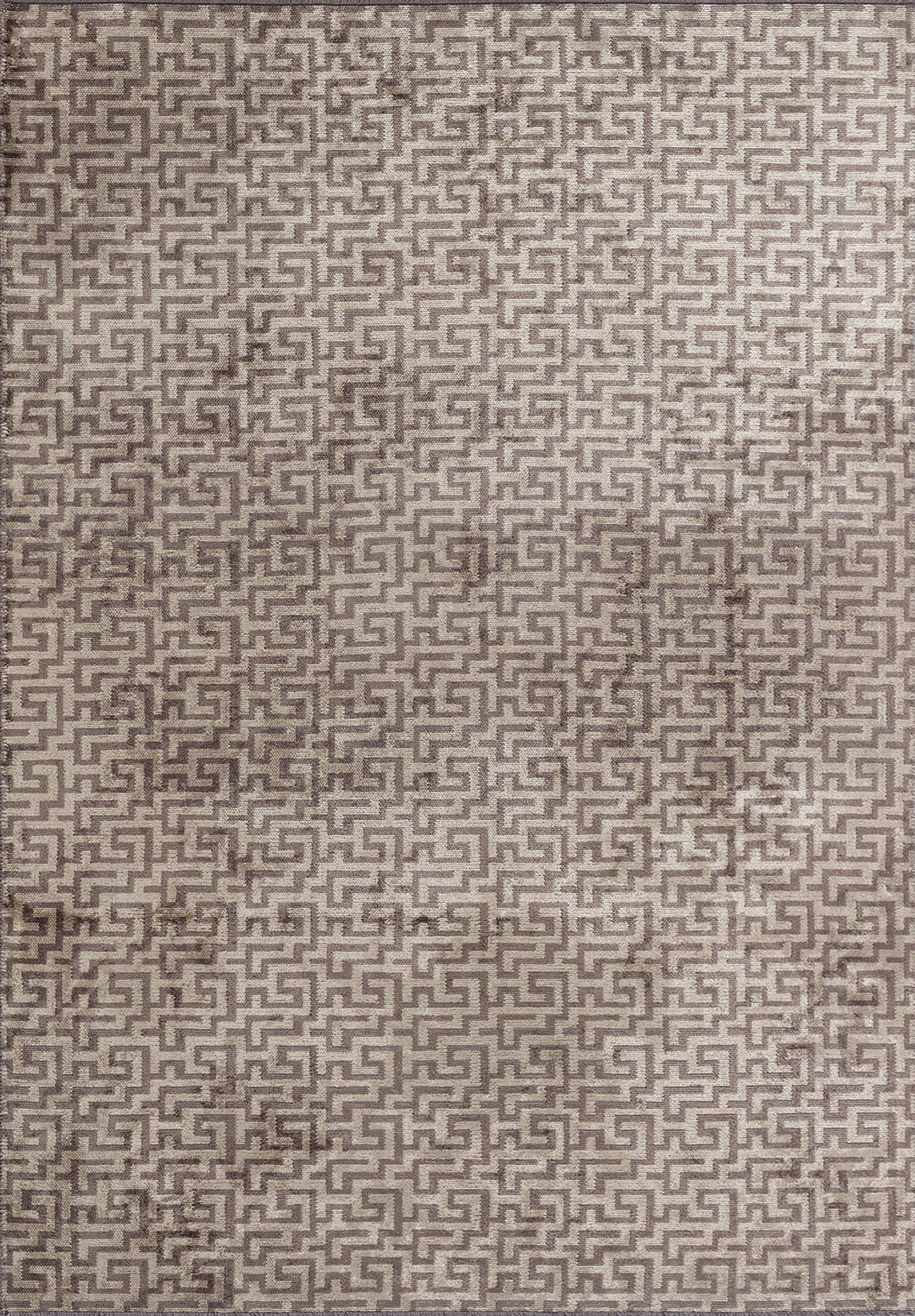 Caterpillar Dark Grey - Cream Rug