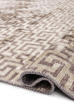 Caterpillar Dark Grey - Cream Rug