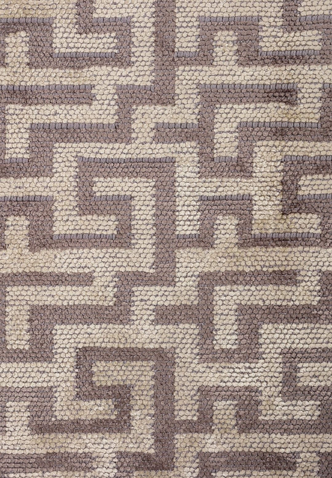 Caterpillar Dark Grey - Cream Rug